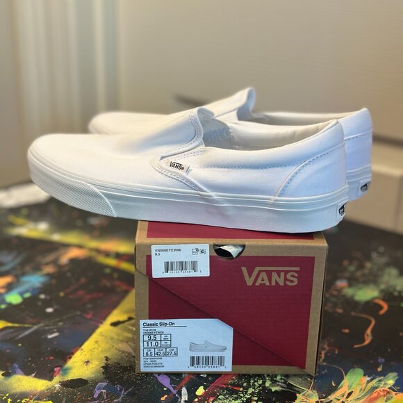 Vans Classic Slip On - Unisex Women's 11.0 / Men's 9.5 - Picture 5 of 5